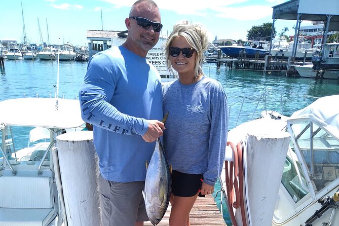 8 hours 34ft Day Dream Private Charter in Nassau - Snorkeling, swimming, and time on the beach