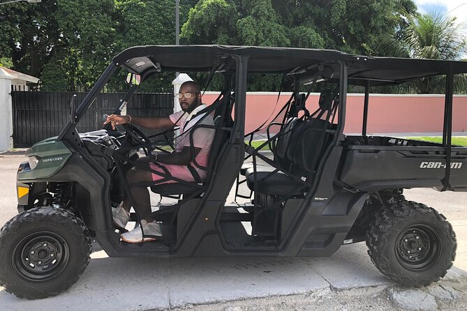 Atv Guided Tours Nassau Bahamas - Taking a break at Cable Beach
