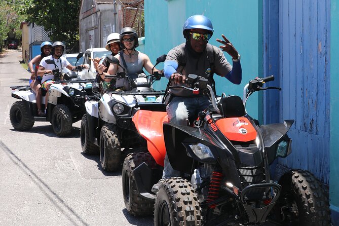 ATV Half Day City Tour in Nassau: Guided Tour With Free Samples - Junkanoo Beach for photos and harbor watching