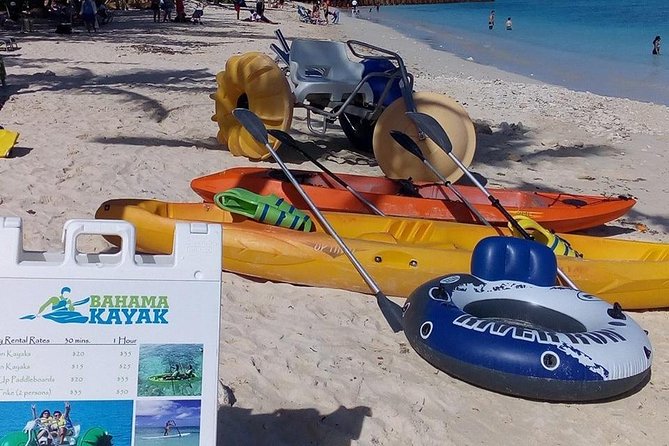 Bahama Kayak Full Day Water Sports Package at Junkanoo Beach - The water activities: plenty of choice, limited quantities