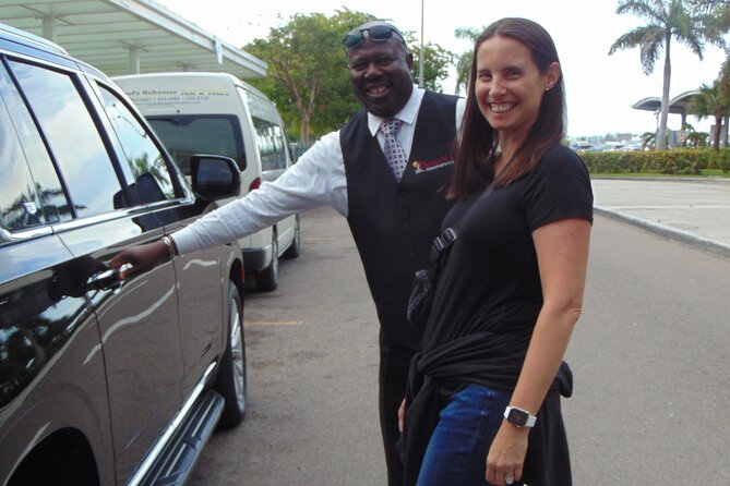 Bahamas Airport Transportation w/free Grocery Stop- Round Trip - Meeting your chauffeur after immigration