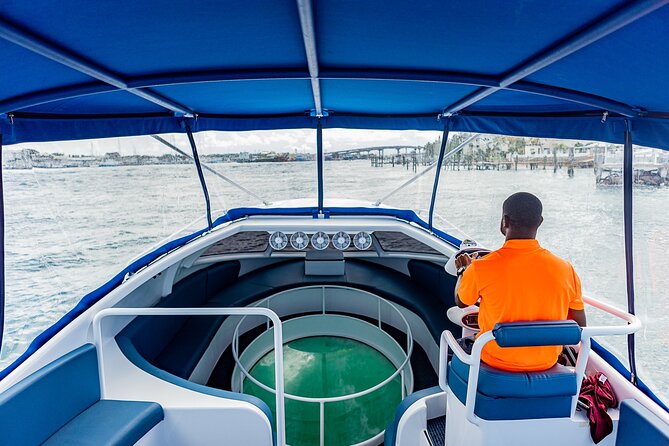 Bahamas on a Semi Submersive Glass Bottom Boat - Nassau’s UFO-shaped boat gives the tour its character
