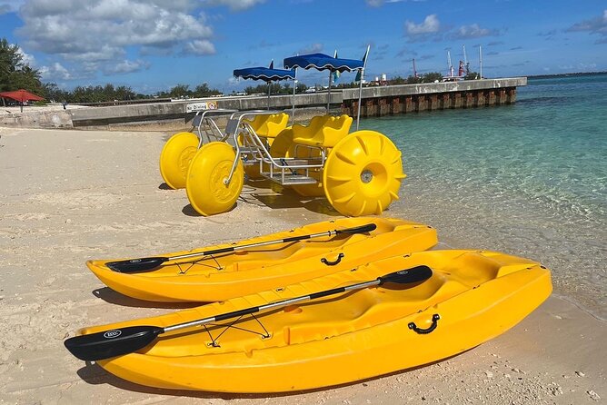 Bahamas Unlimited Full Day Water Sports Package At Junkanoo Beach - Kayaks, paddleboards, and water tricycles