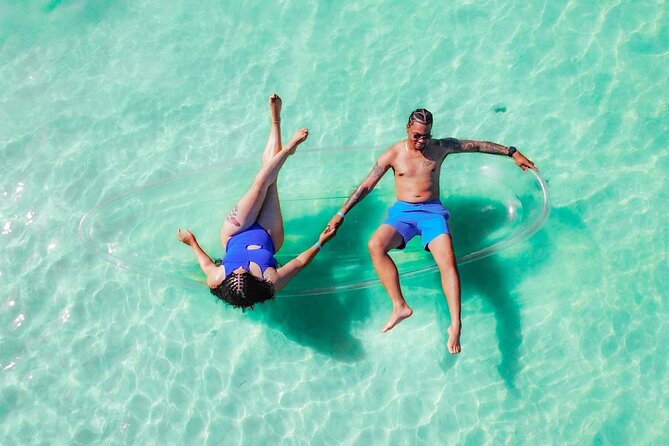 Beach Day and Clear Kayak Photoshoot in Bahamas - Port Lucaya Marketplace adds shopping to the afternoon