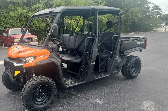 Exuma,Bahamas: 6 Seater Buggy/Jeep Rental with Bluetooth speakers - Tropic of Cancer Beach for a classic beach stop