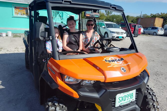 Exuma,Bahamas: 6 Seater Buggy/Jeep Rental with Bluetooth speakers - Building your own Great Exuma route