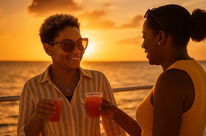 Grand Bahama Catamaran Sunset Cruise with Drinks and Snacks - Breezy, the DJ, and the Crew
