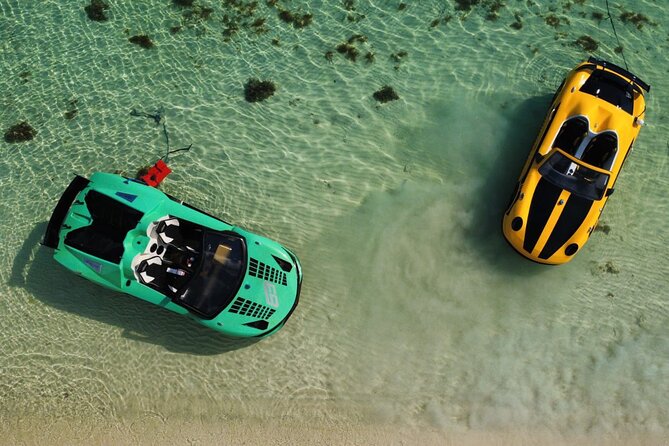 Luxury JetCar Experience-Grand Bahama - Taking the cockpit onto the water