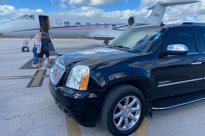Luxury SUV Transfer from Airport, cruise port, Celebration Key - The short ride to your hotel or villa