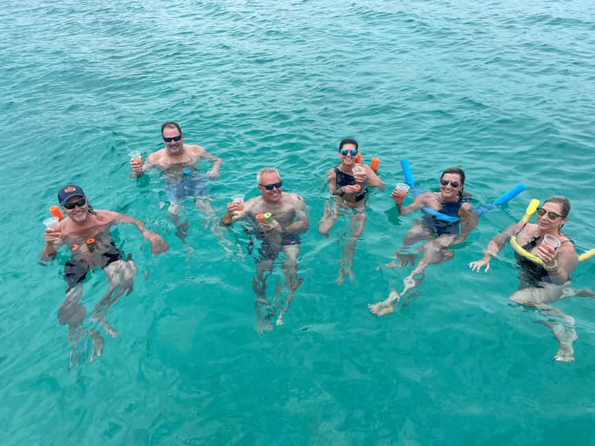 Nassau: 3 Islands Boat w/ Swimming Pigs, Snorkeling & Turtle - The boat ride, drinks, and group atmosphere