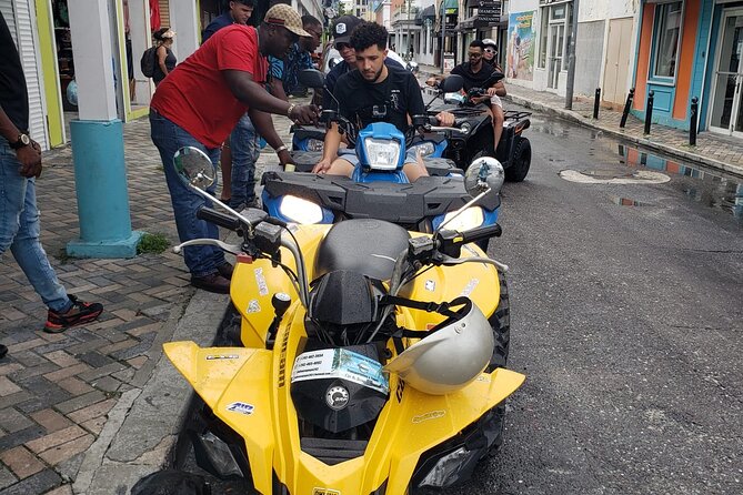 Nassau Atv Island Half-Day City Tour with Free Pick-Up - Riding west along Cable Beach
