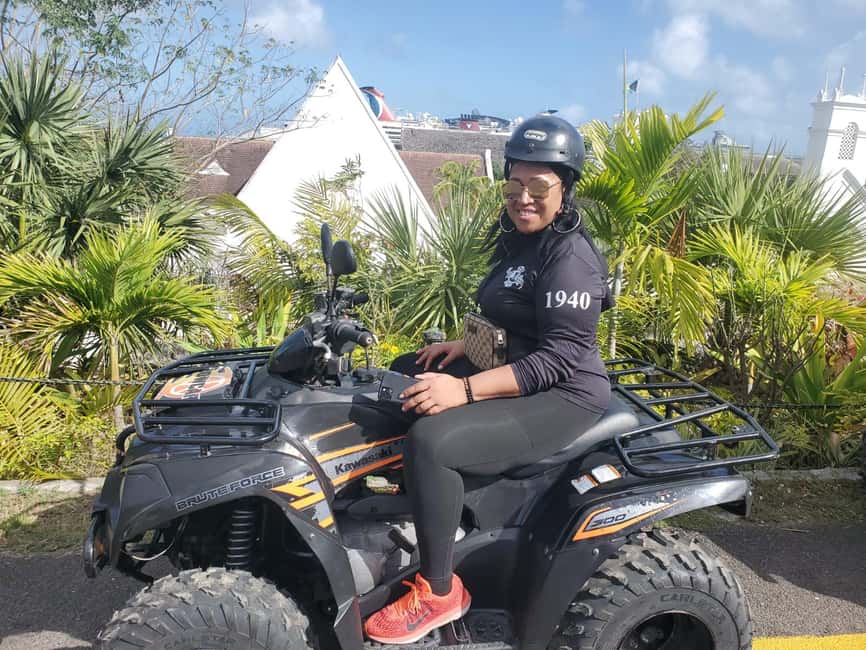 Nassau, Bahamas: ATV Quad Bike Rental - Nassau’s historic center and pink Government House