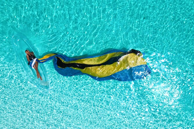 Nassau Clear Kayak Drone Photoshoot- Floating Dress - What the guides add to the experience