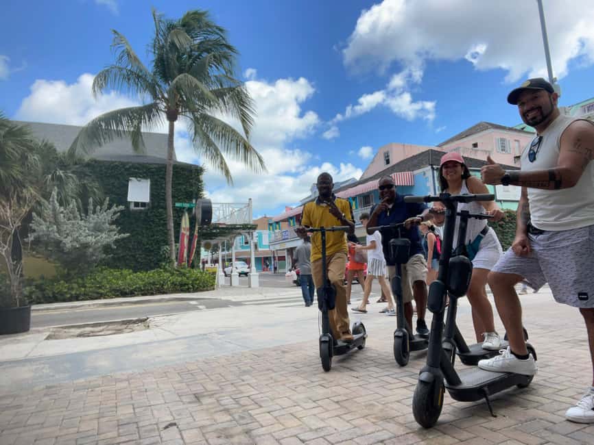 Nassau: E-Scooter Tour with Food Tasting and Local Drinks - Key points to know before you ride