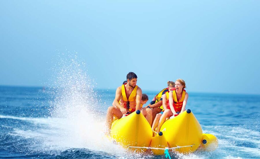 Nassau: Jet Ski Ride, Parasailing & Banana Boat Tour - Thirty minutes on a two-seat WaveRunner
