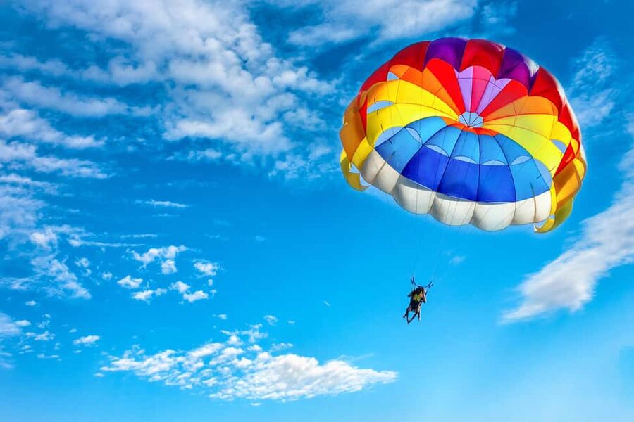 Parasail Over Cabbage Beach - From your hotel lobby to the beach