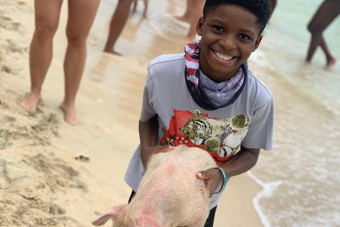 Private GroupTour Pigs/Turtles/Snorkeling/Lunch/Pickup/Dropoff - Pearl Island brings the first water stop