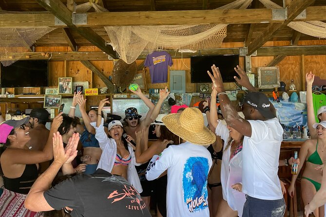 Rose Island Boat Party, Beach Getaway & Floating Bar - Key details at a glance