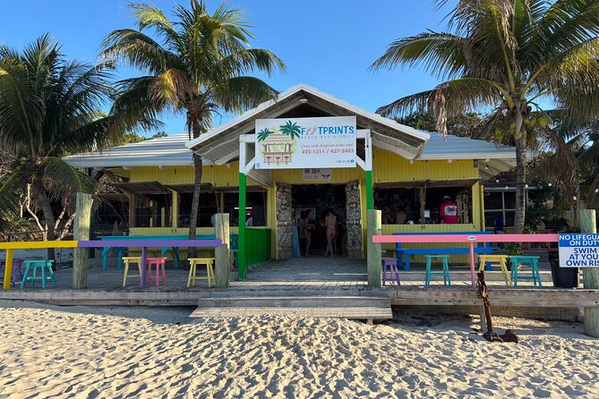 Rose Island Boat Party, Beach Getaway & Floating Bar - The Hideaway Floating Bar near Atholl Island